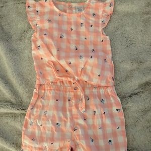 1 piece pink jumpsuit